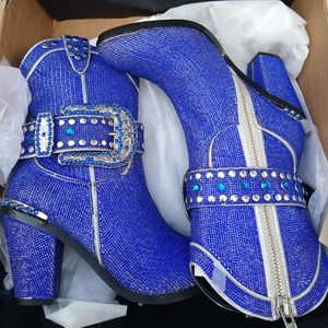 Club Exx Royal Sheriff Shine Cowboy Boots-